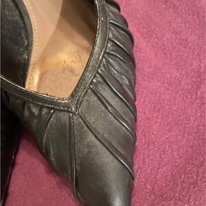 ba&sh Black Leather Heels